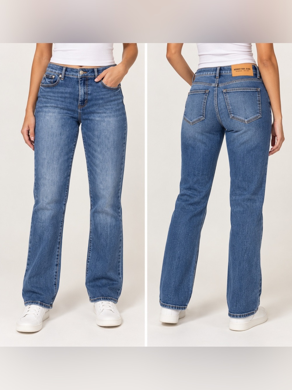 Monkey Ride Jeans Original Vintage Women’s Size 11/30 Straight Leg Blue